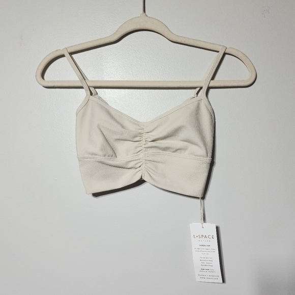New LSpace Bone Colored Soren Top - Picture 6 of 9